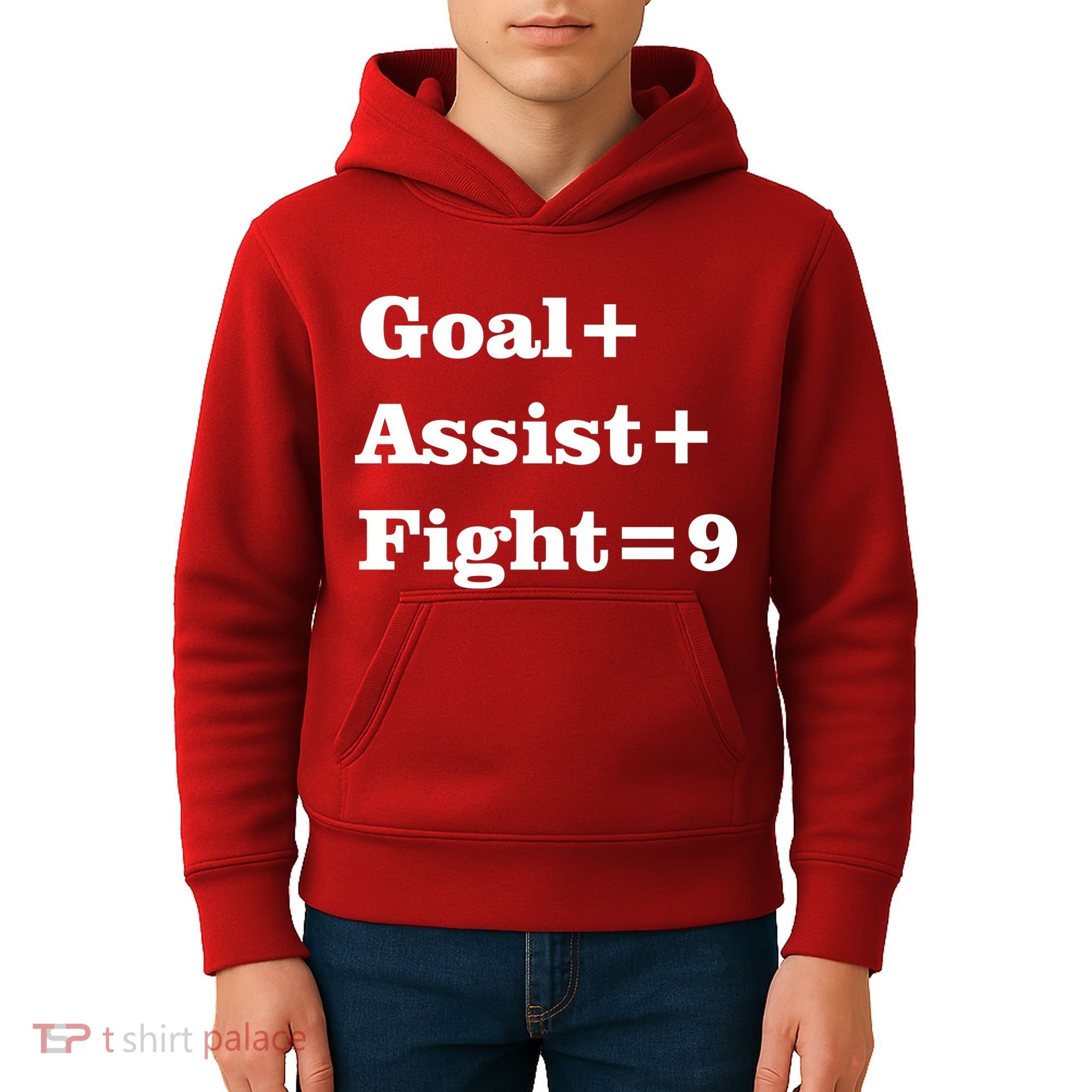 Goal Assist Fight Kids Hoodie
