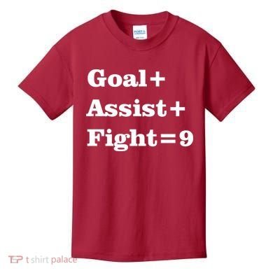 Goal Assist Fight Kids T-Shirt