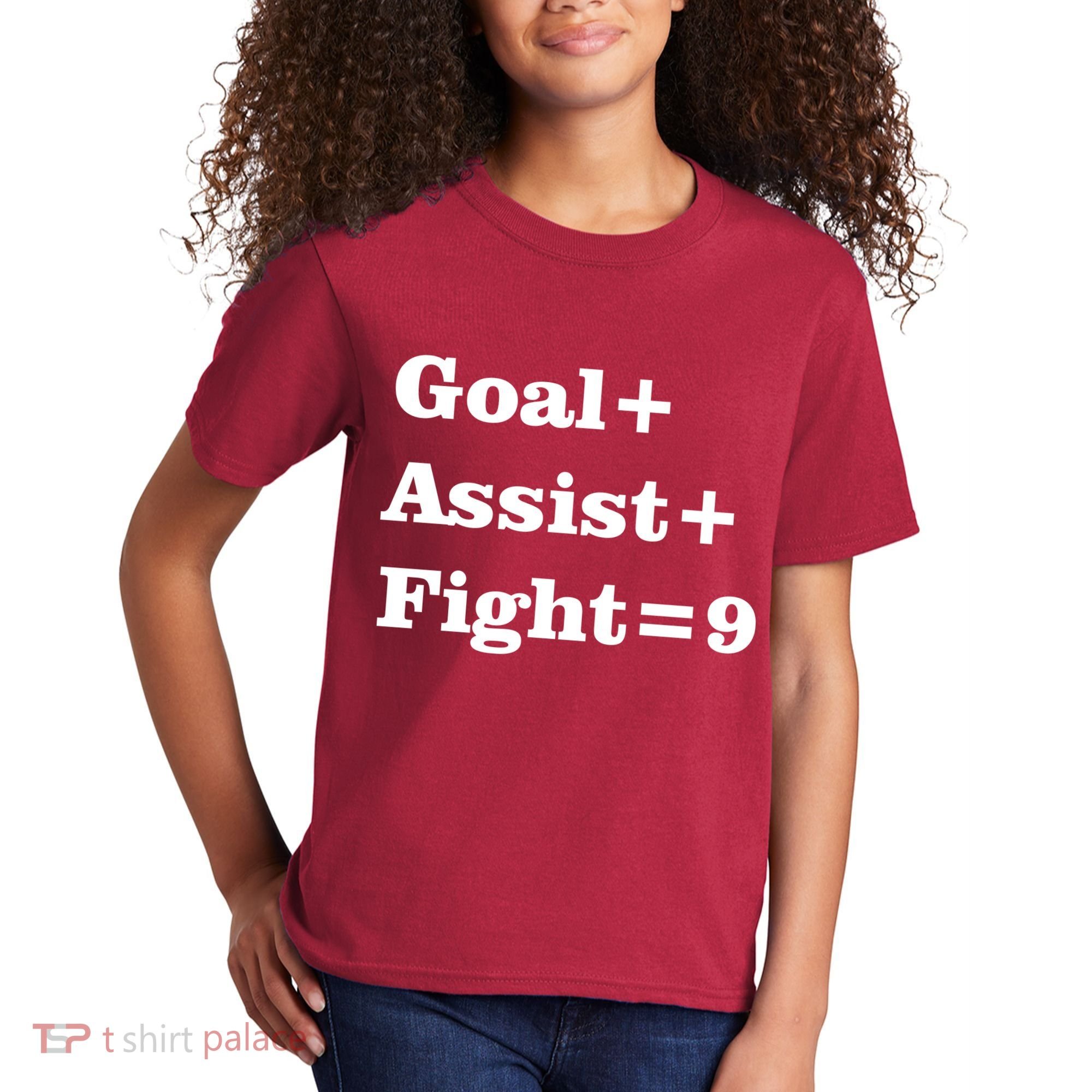 Goal Assist Fight Kids T-Shirt