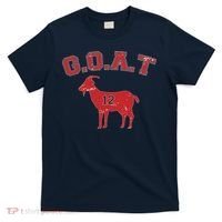 Goat 12 New England Football Fan T-Shirt thumb 0
