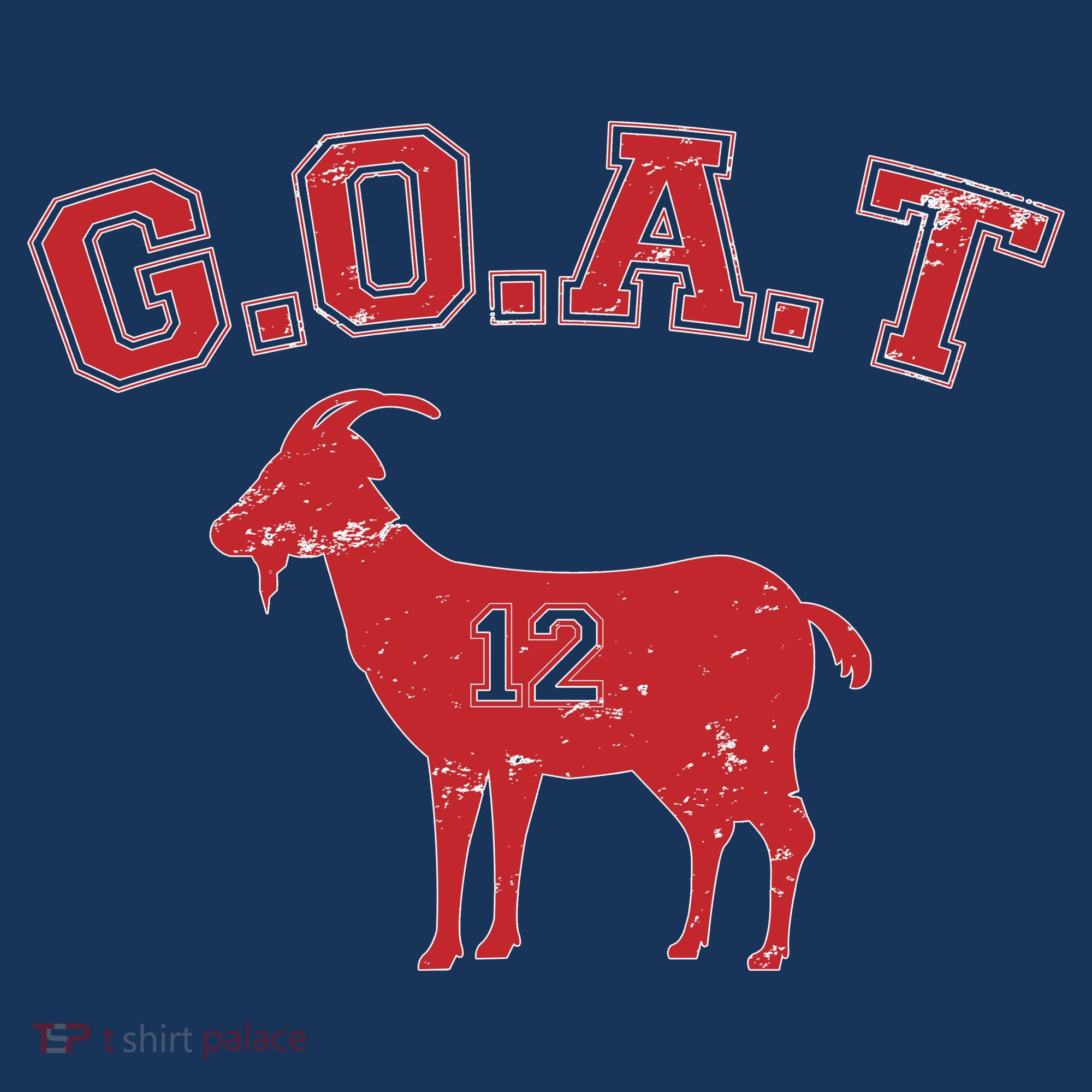 Goat 12 New England Football Fan Women's Tank Top