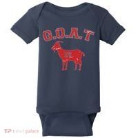 Goat 12 New England Football Fan Baby Bodysuit thumb 0
