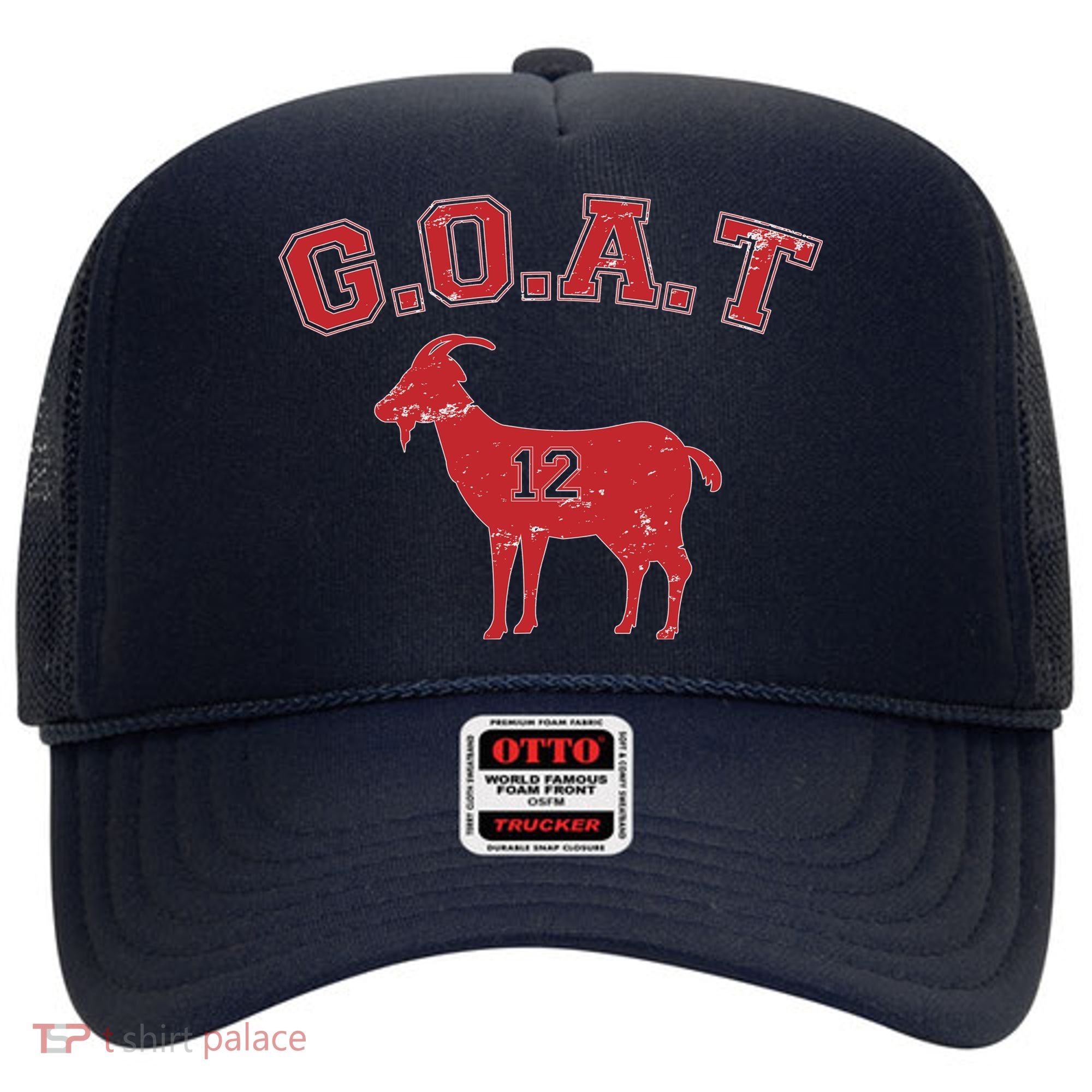 Goat 12 New England Football Fan Hat