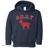 Goat 12 New England Football Fan Toddler Hoodie thumb 0