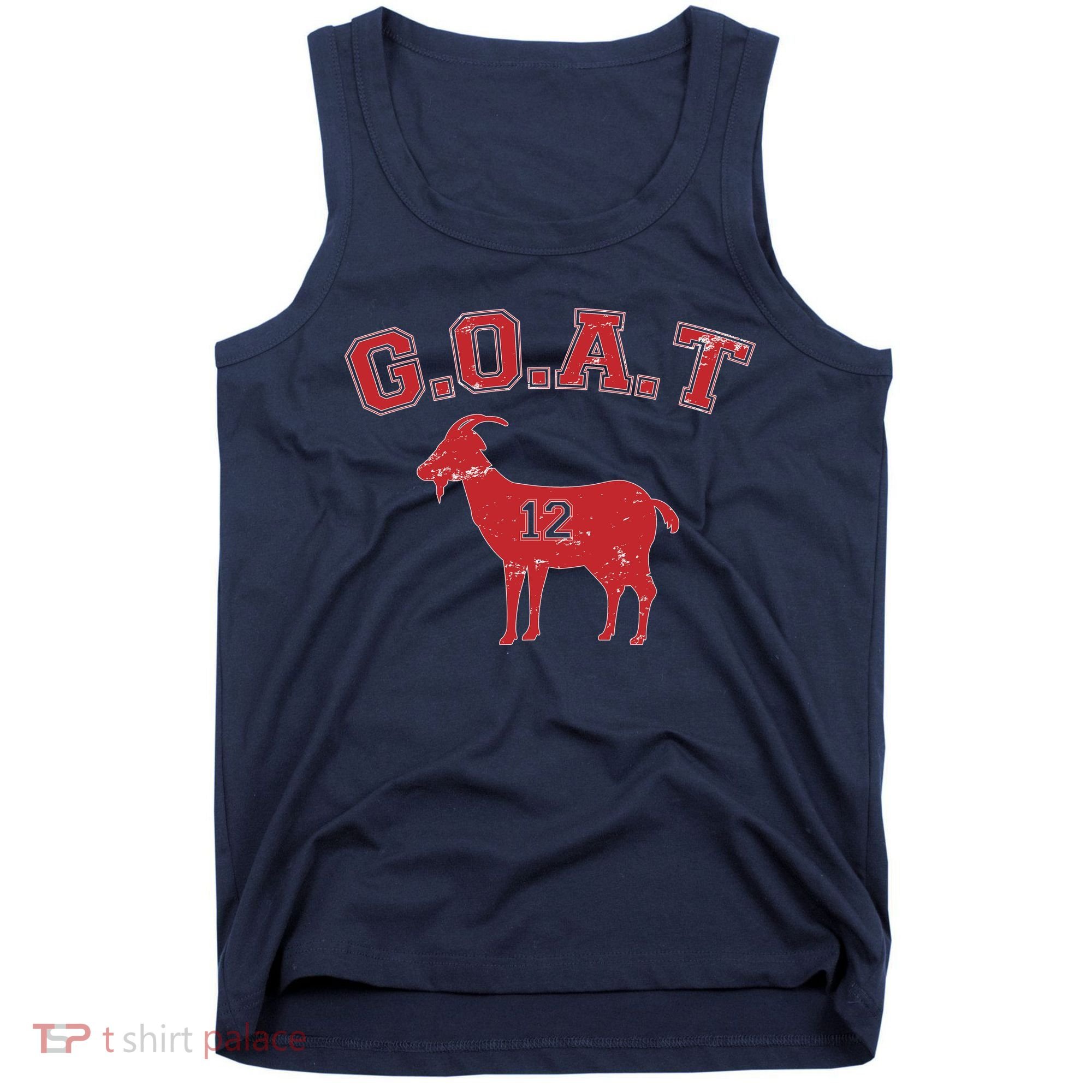 Goat 12 New England Football Fan Tank Top
