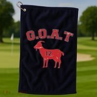 Goat 12 New England Football Fan Golf Towel thumb 1