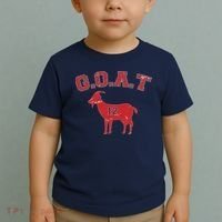 Goat 12 New England Football Fan Toddler T-Shirt thumb 2