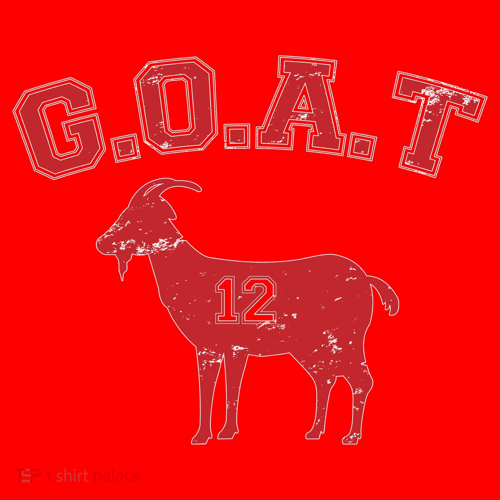 Goat 12 New England Football Fan Santa Hat
