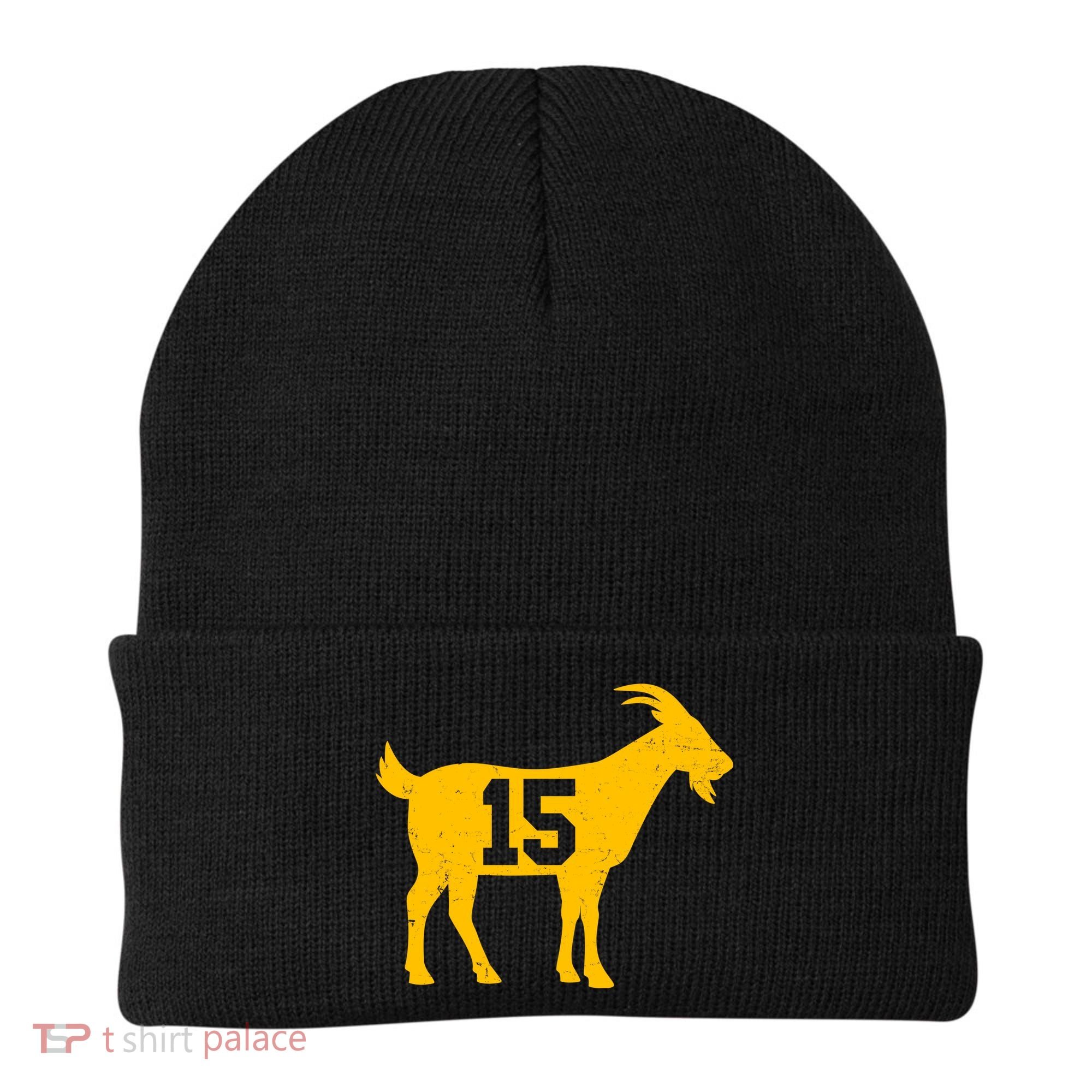 GOAT 15 Kansas City KC Football Beanie