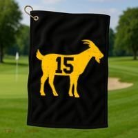GOAT 15 Kansas City KC Football Golf Towel thumb 1