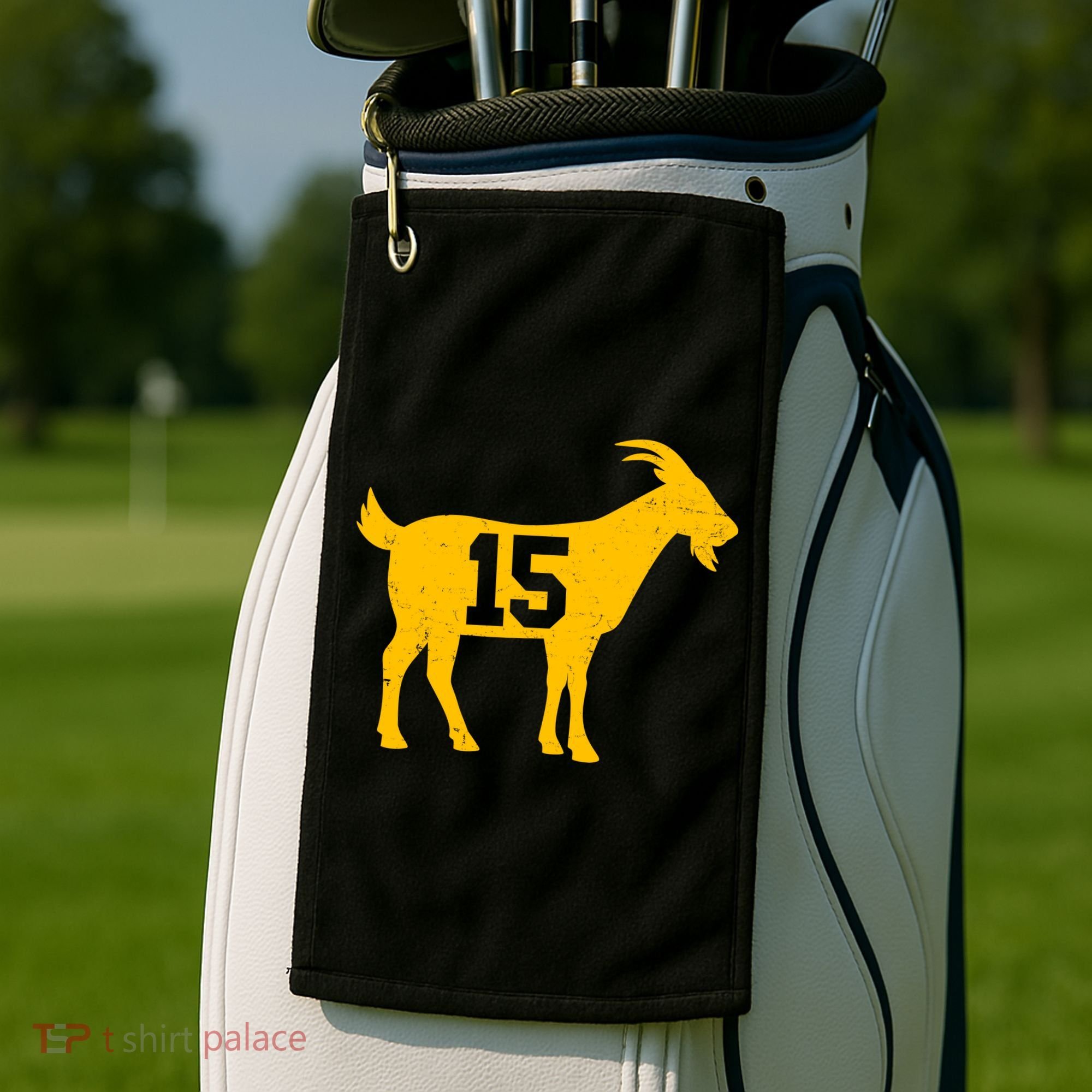 GOAT 15 Kansas City KC Football Golf Towel