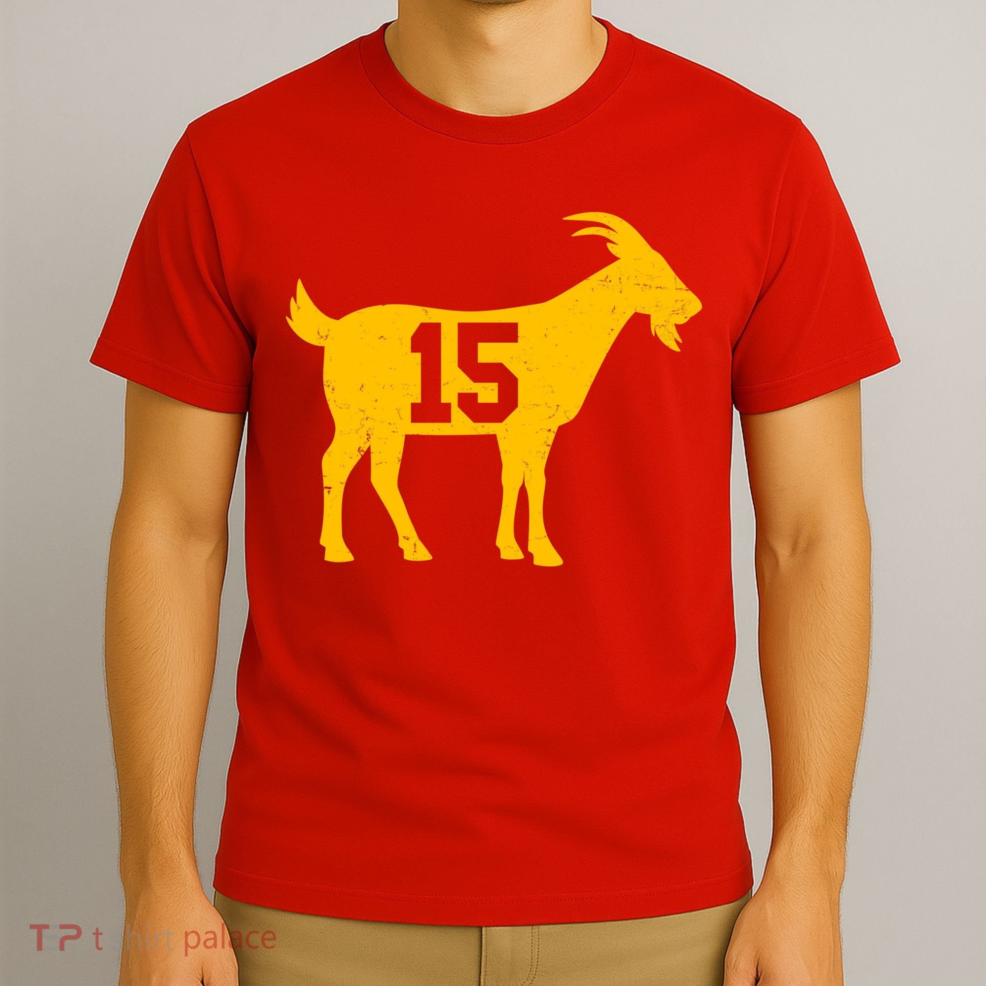 GOAT 15 Kansas City KC Football T-Shirt
