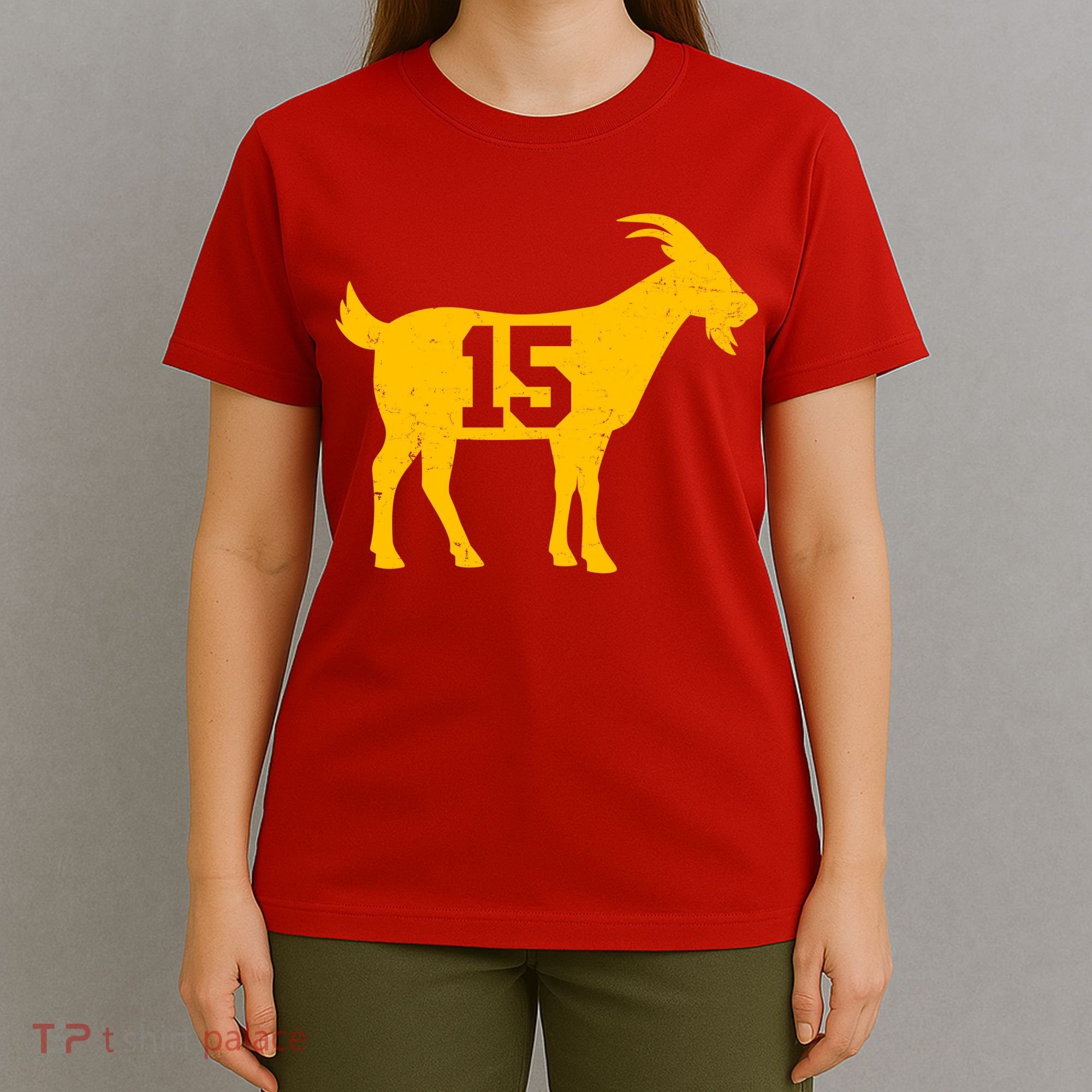 GOAT 15 Kansas City KC Football T-Shirt