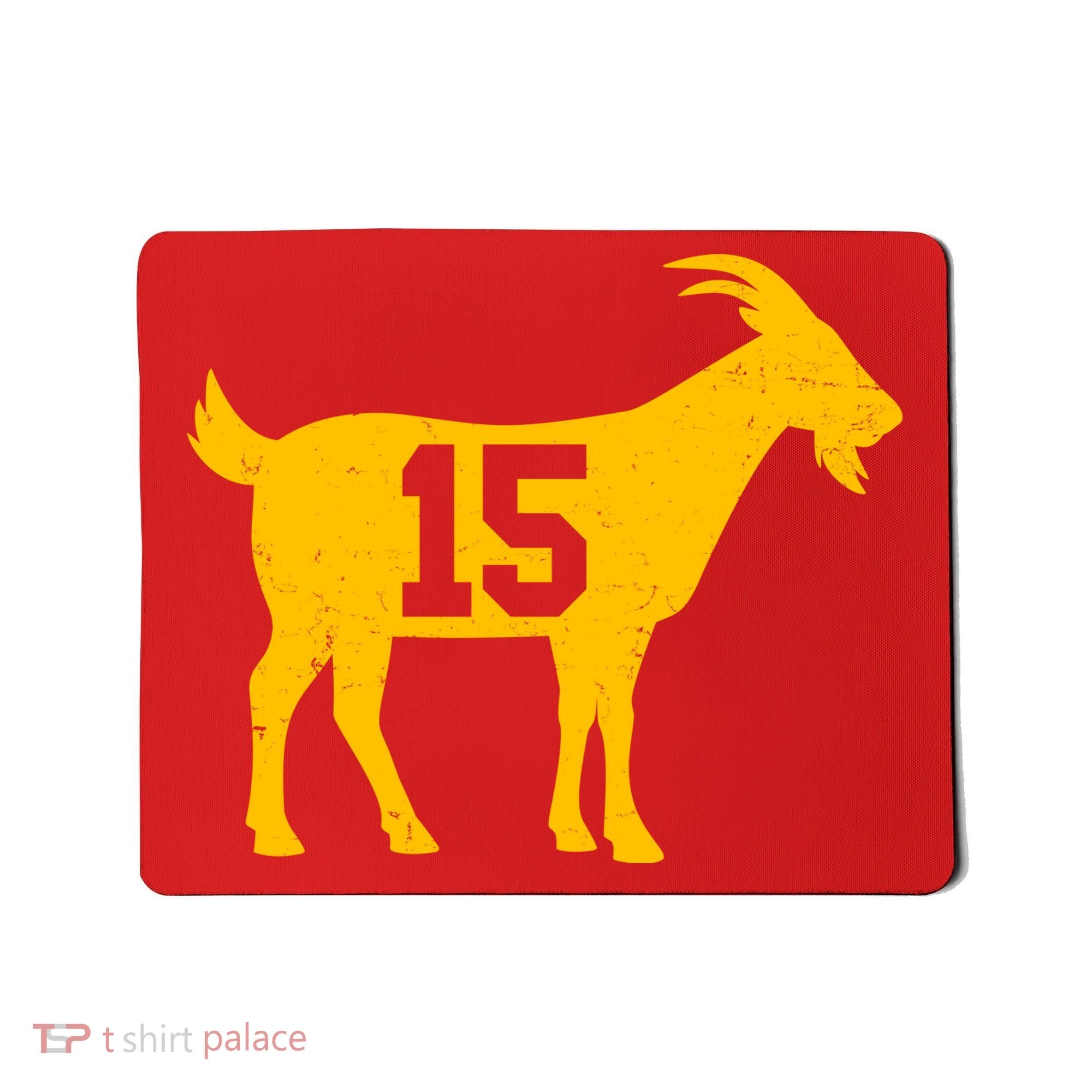 GOAT 15 Kansas City KC Football Mousepad