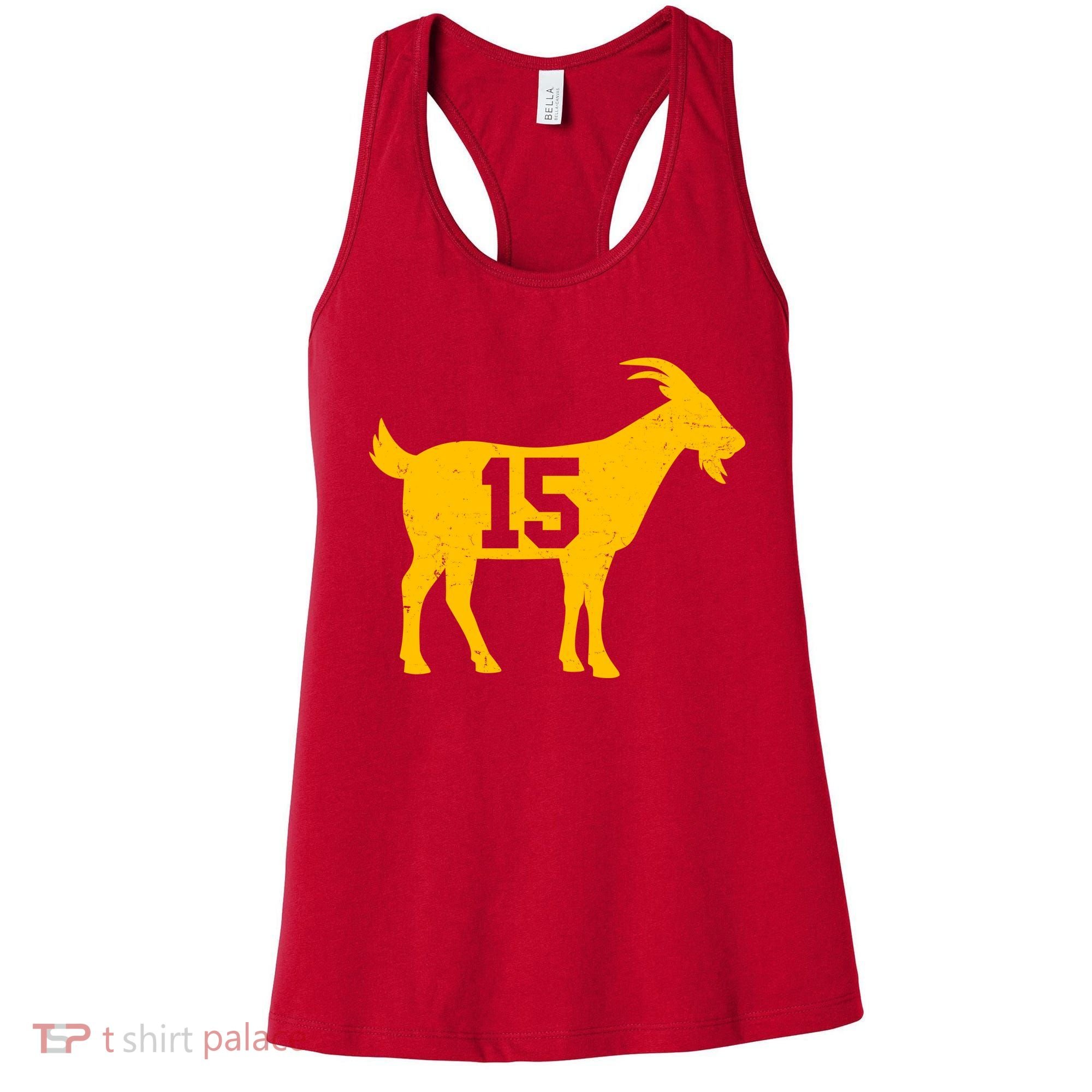 GOAT 15 Kansas City KC Football Women's Tank Top