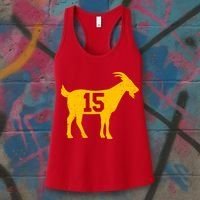 GOAT 15 Kansas City KC Football Women's Tank Top thumb 3