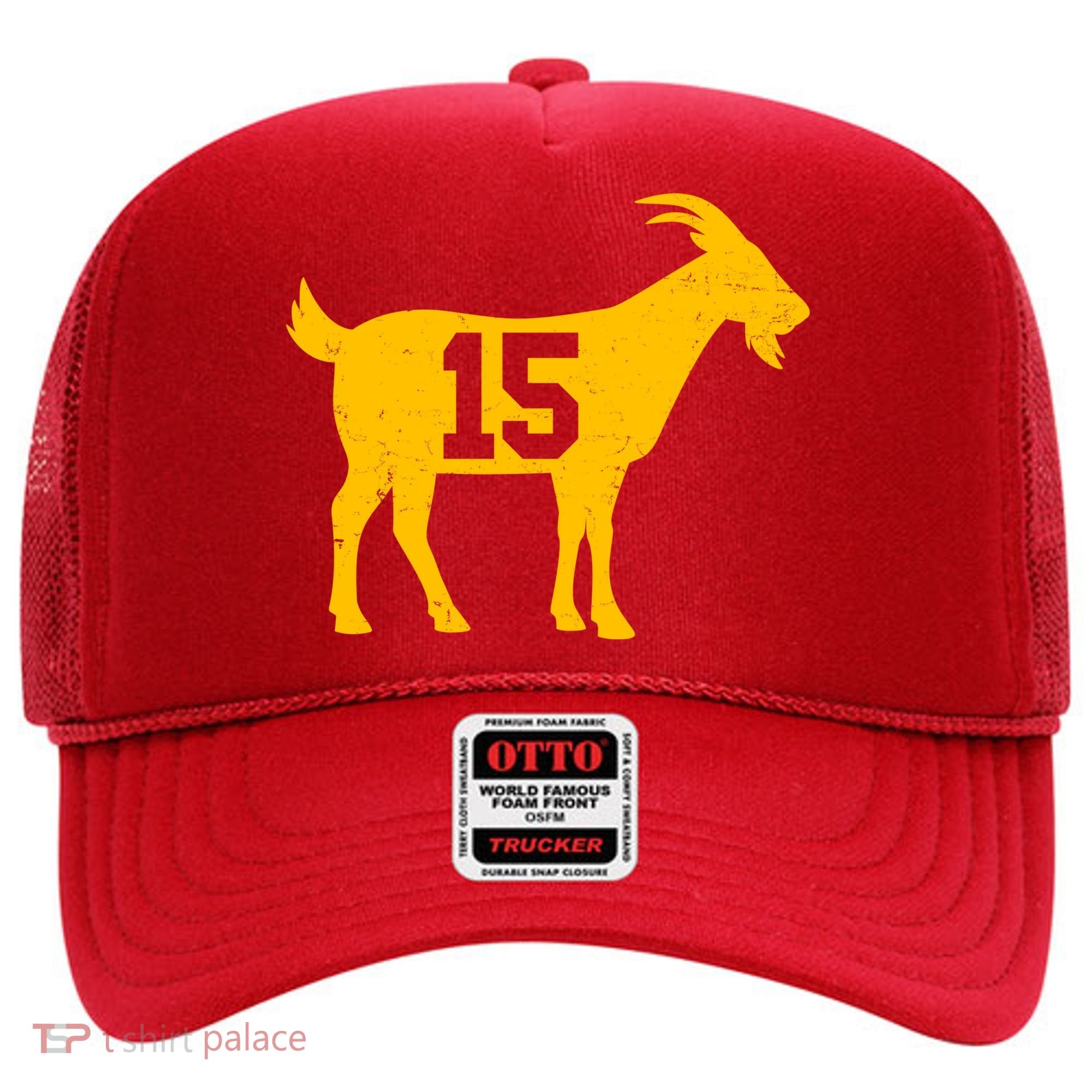 GOAT 15 Kansas City KC Football Hat