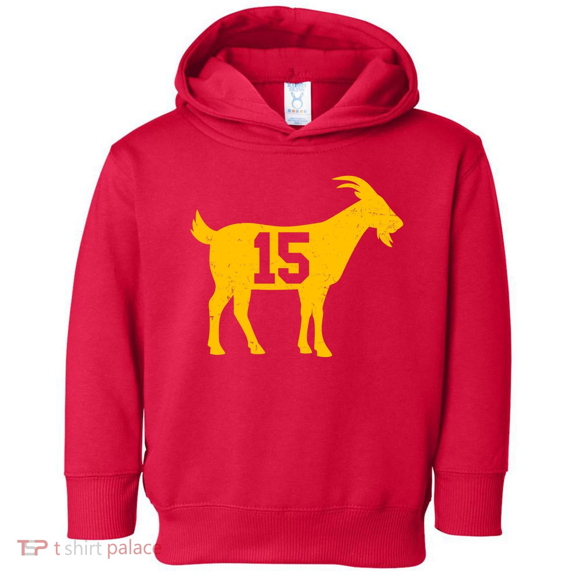 GOAT 15 Kansas City KC Football Toddler Hoodie