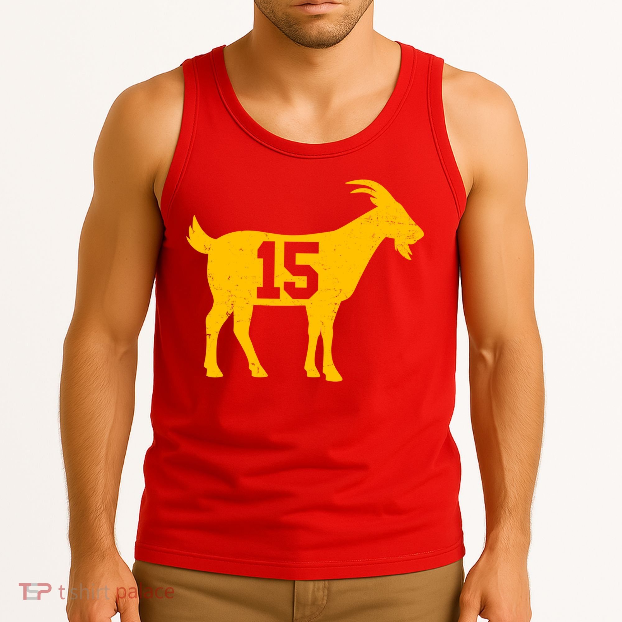 GOAT 15 Kansas City KC Football Tank Top
