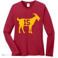 GOAT 15 Kansas City KC Football Women's Long Sleeve Shirt thumb 0