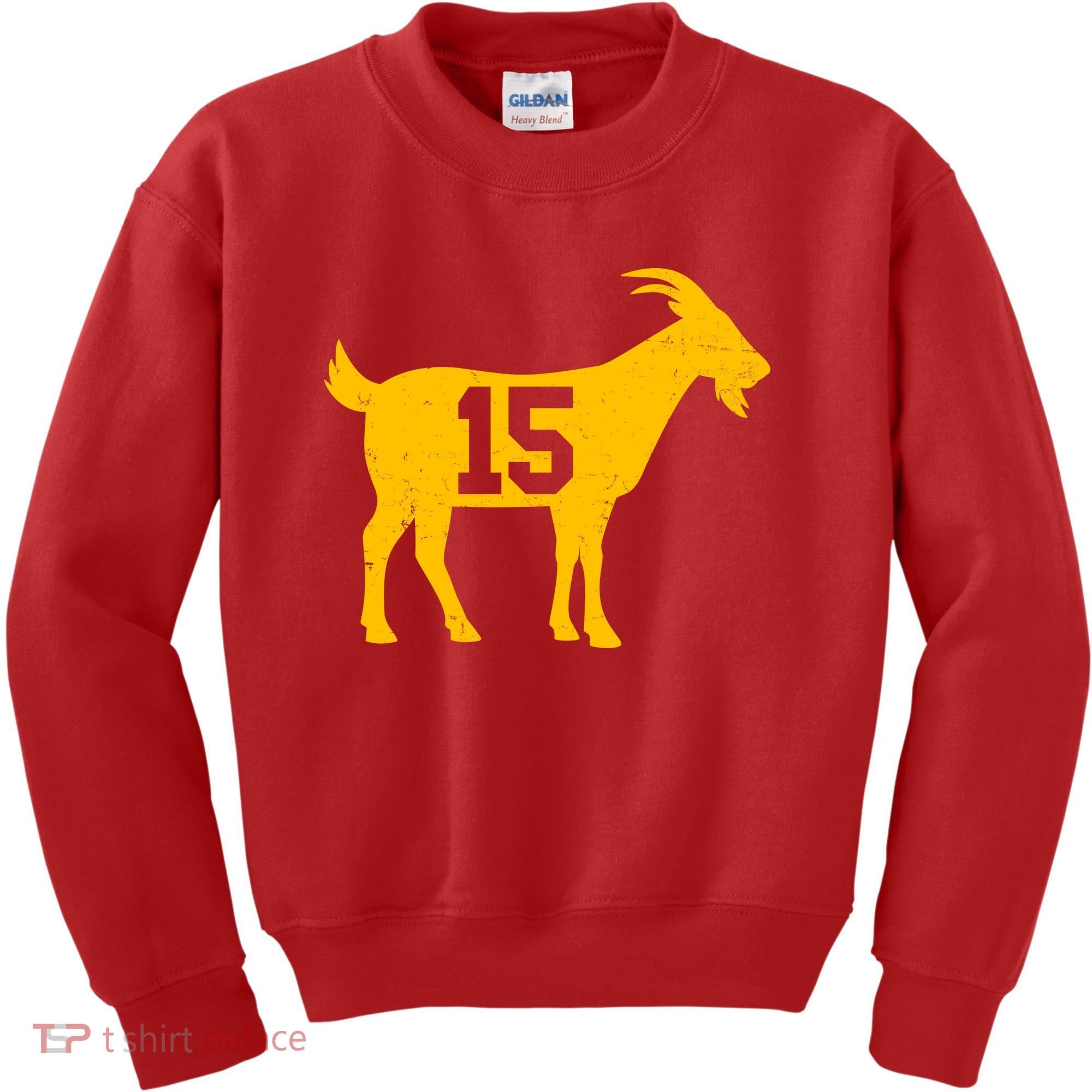 GOAT 15 Kansas City KC Football Kids Sweatshirt