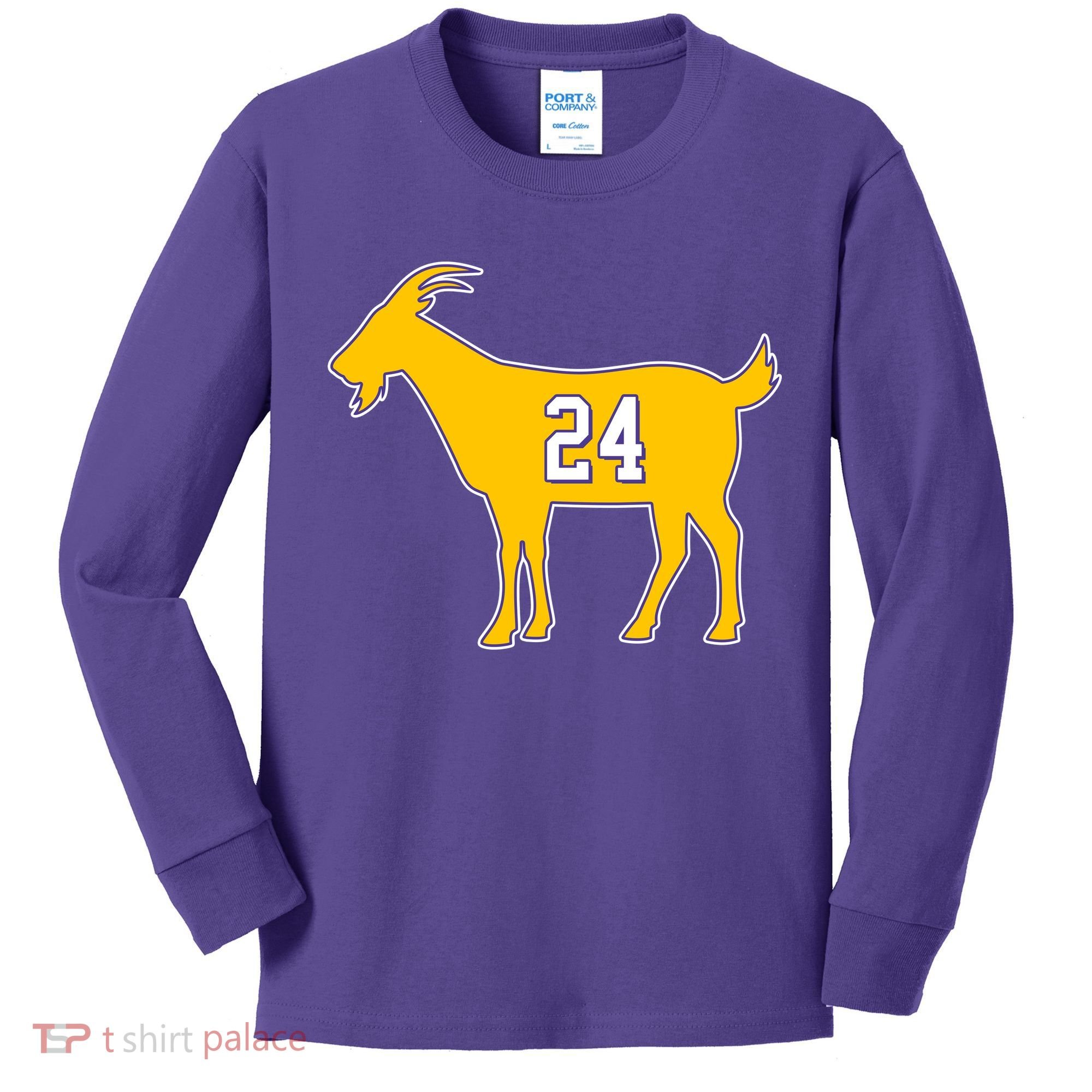 GOAT 24 Kobe Kids Long Sleeve Shirt