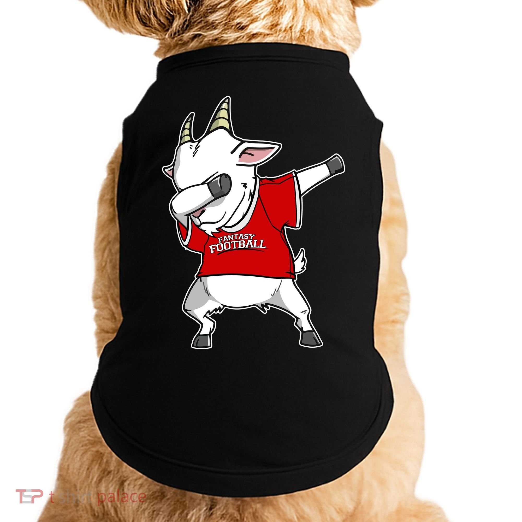 GOAT Dabbing Fantasy Football Champion Doggie Tank