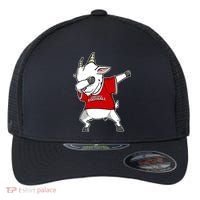 GOAT Dabbing Fantasy Football Champion Flexfit Unipanel Trucker Cap thumb 0