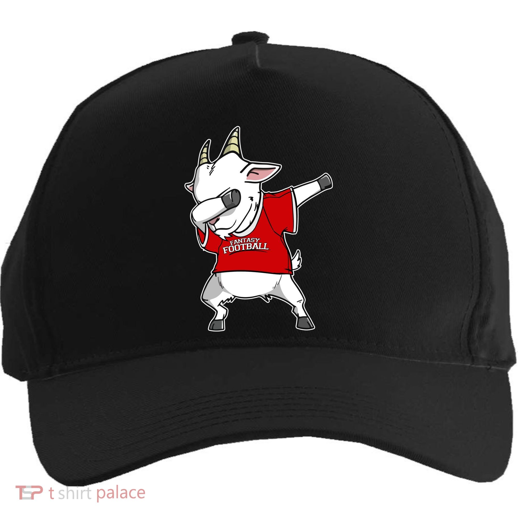GOAT Dabbing Fantasy Football Champion Five-Panel Snapback Cap