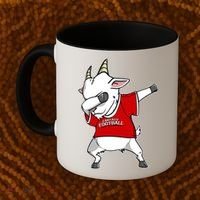 GOAT Dabbing Fantasy Football Champion Coffee Mug thumb 2