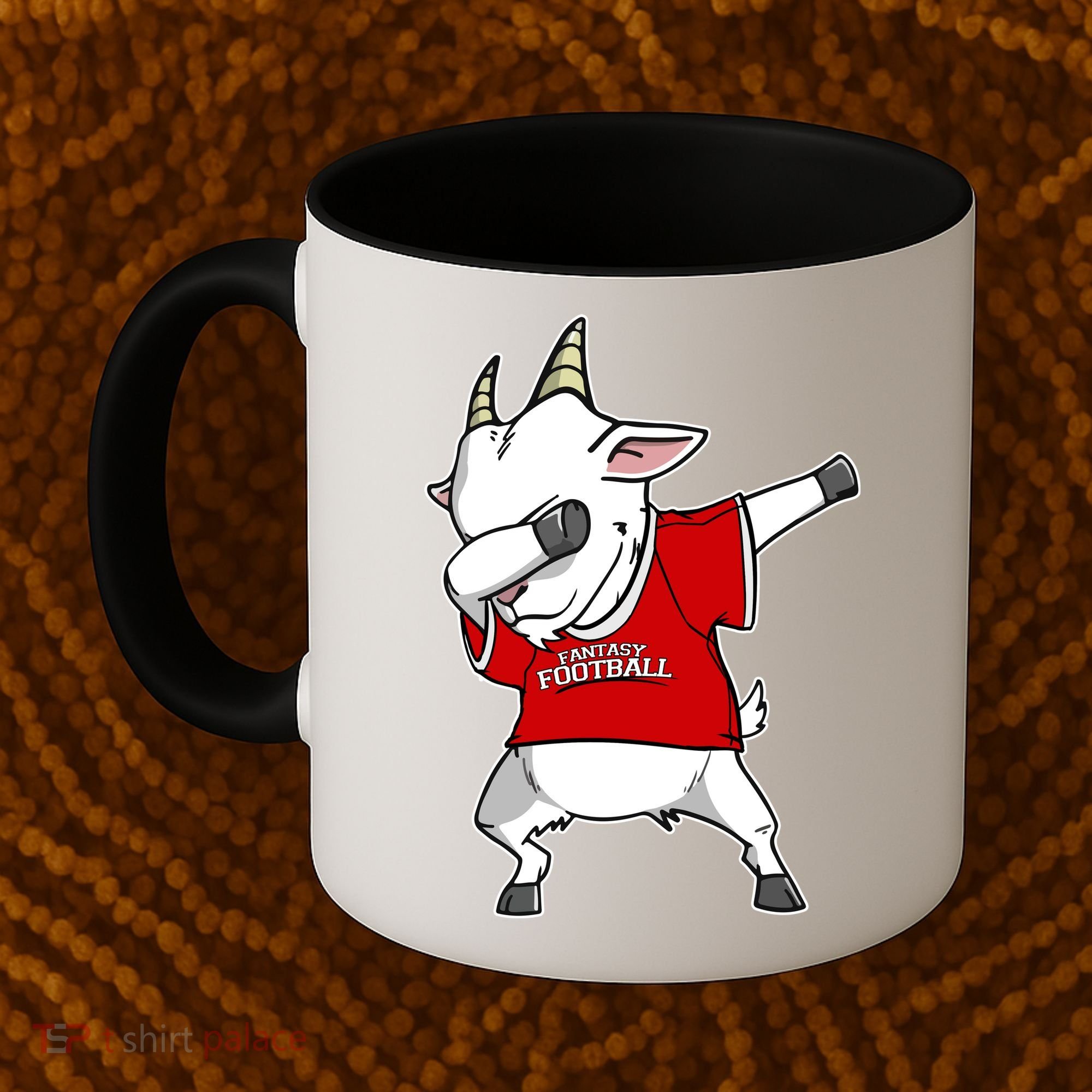 GOAT Dabbing Fantasy Football Champion Coffee Mug