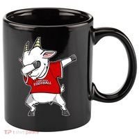 GOAT Dabbing Fantasy Football Champion 11oz C Handle Ceramic Mug thumb 0