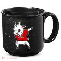 GOAT Dabbing Fantasy Football Champion 15oz Campfire Ceramic Mug thumb 0