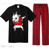 GOAT Dabbing Fantasy Football Champion Pajama Set thumb 0