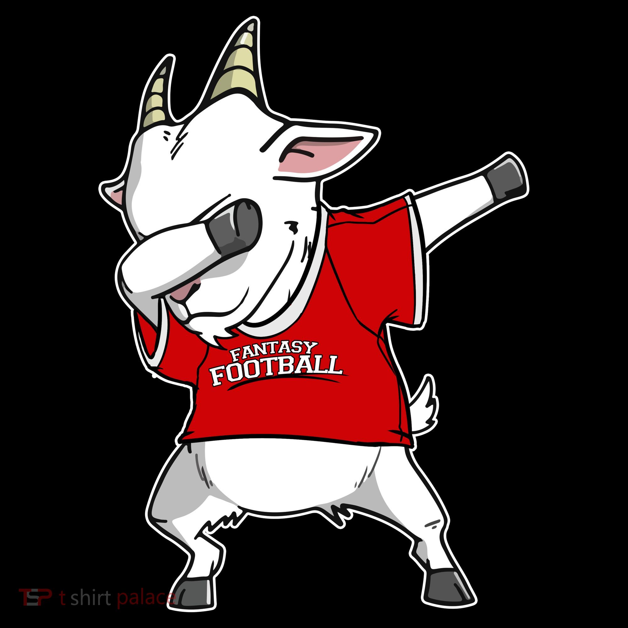 GOAT Dabbing Fantasy Football Champion Women's Hoodie