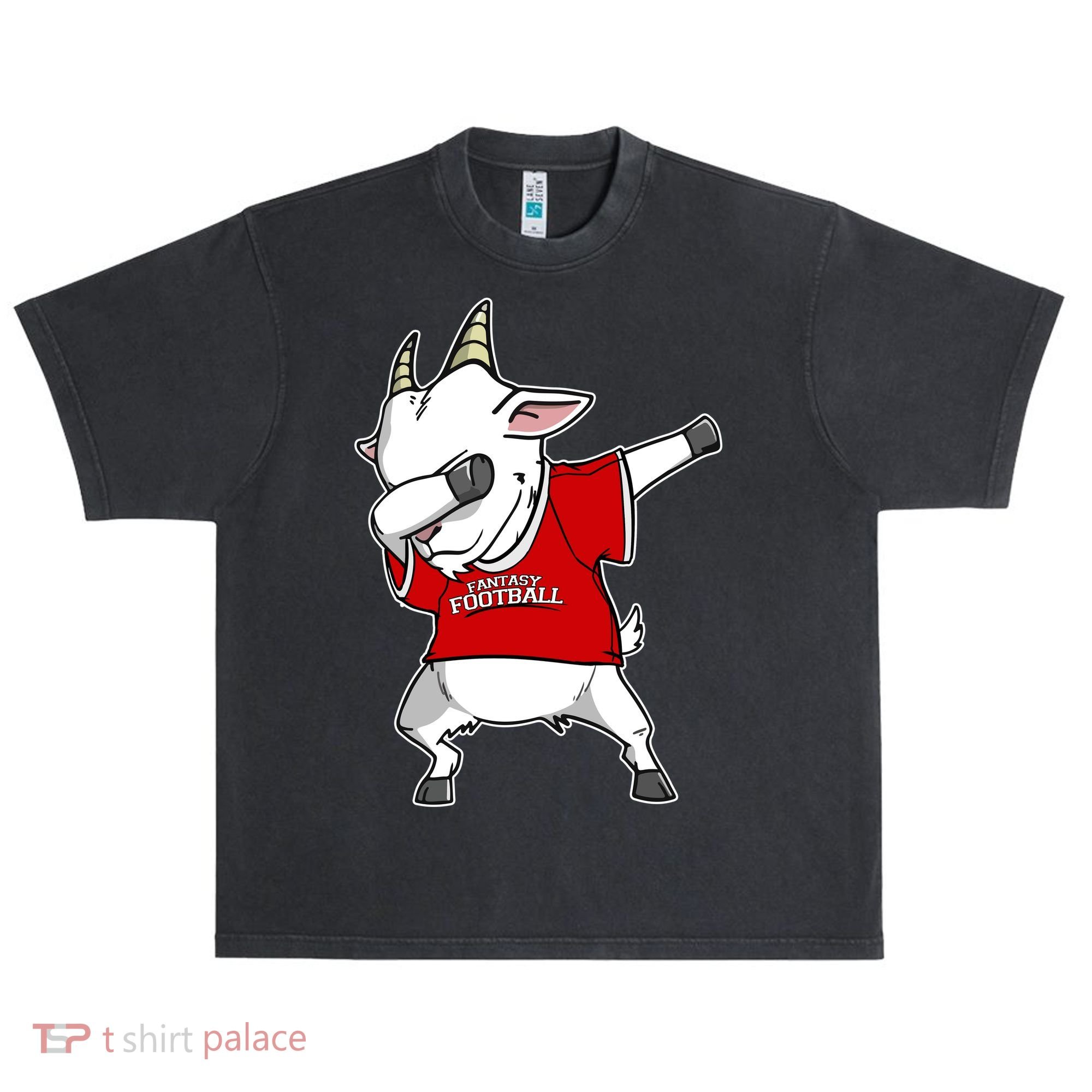 GOAT Dabbing Fantasy Football Champion Urban Oversized Heavyweight T-Shirt