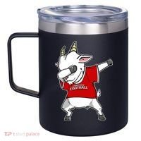 GOAT Dabbing Fantasy Football Champion 12oz Stainless Steel Coffee Mug thumb 2