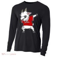 GOAT Dabbing Fantasy Football Champion Cooling Performance Long Sleeve Crew thumb 0