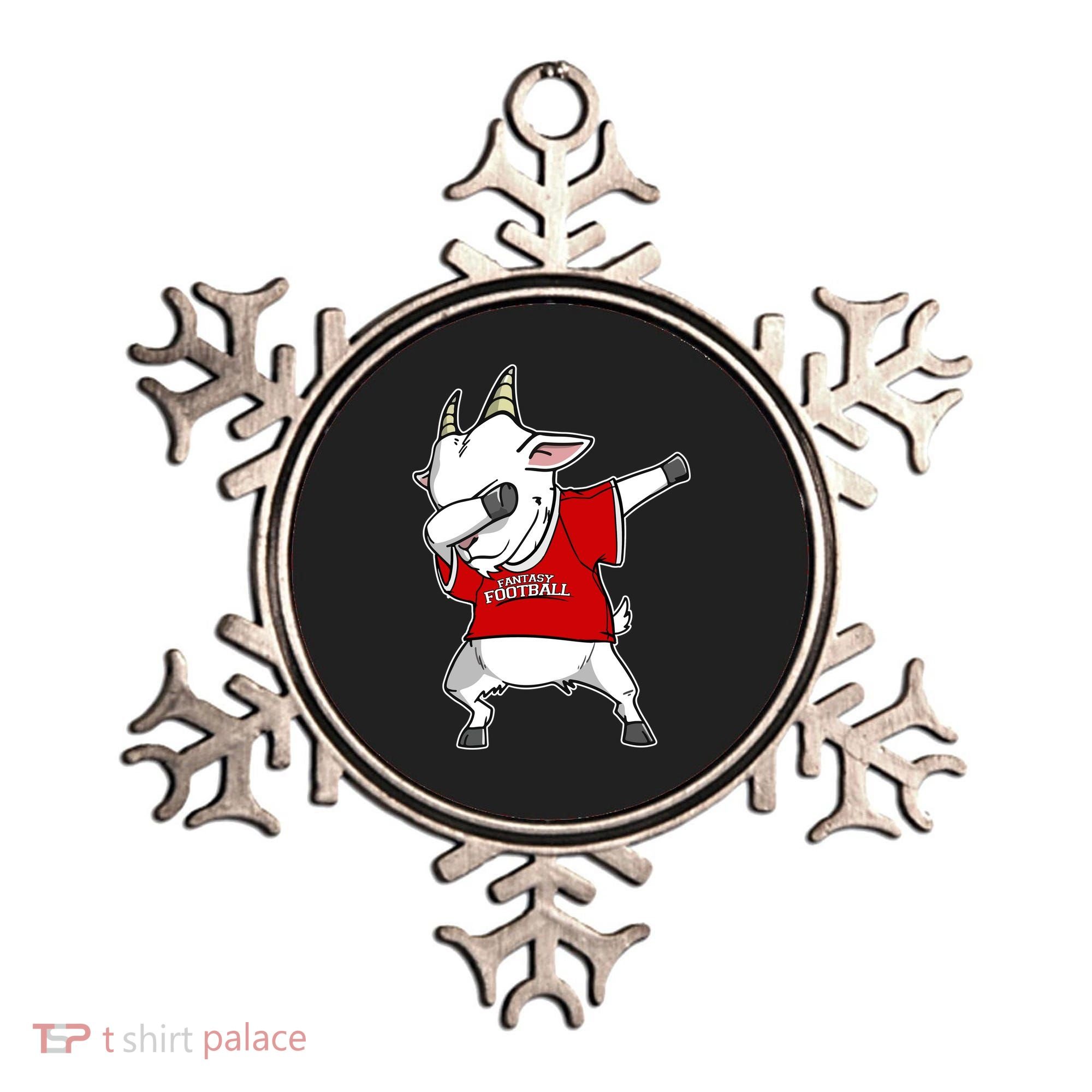 GOAT Dabbing Fantasy Football Champion Ornament