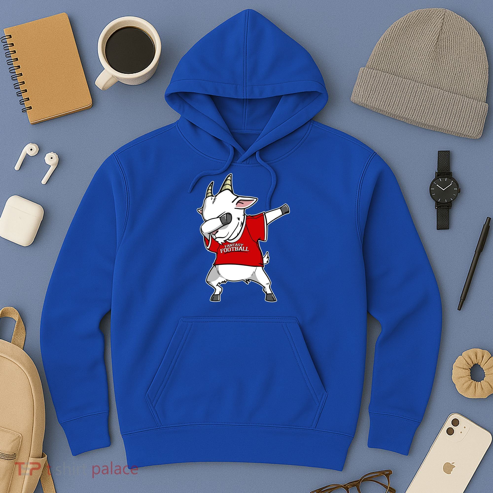 GOAT Dabbing Fantasy Football Champion Hoodie