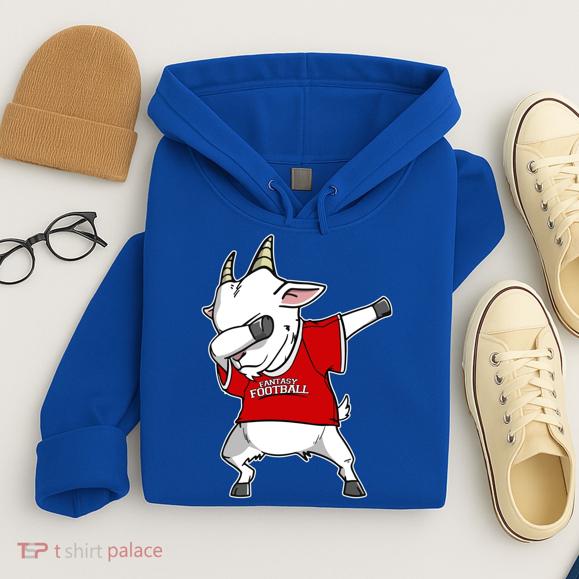 GOAT Dabbing Fantasy Football Champion Hoodie