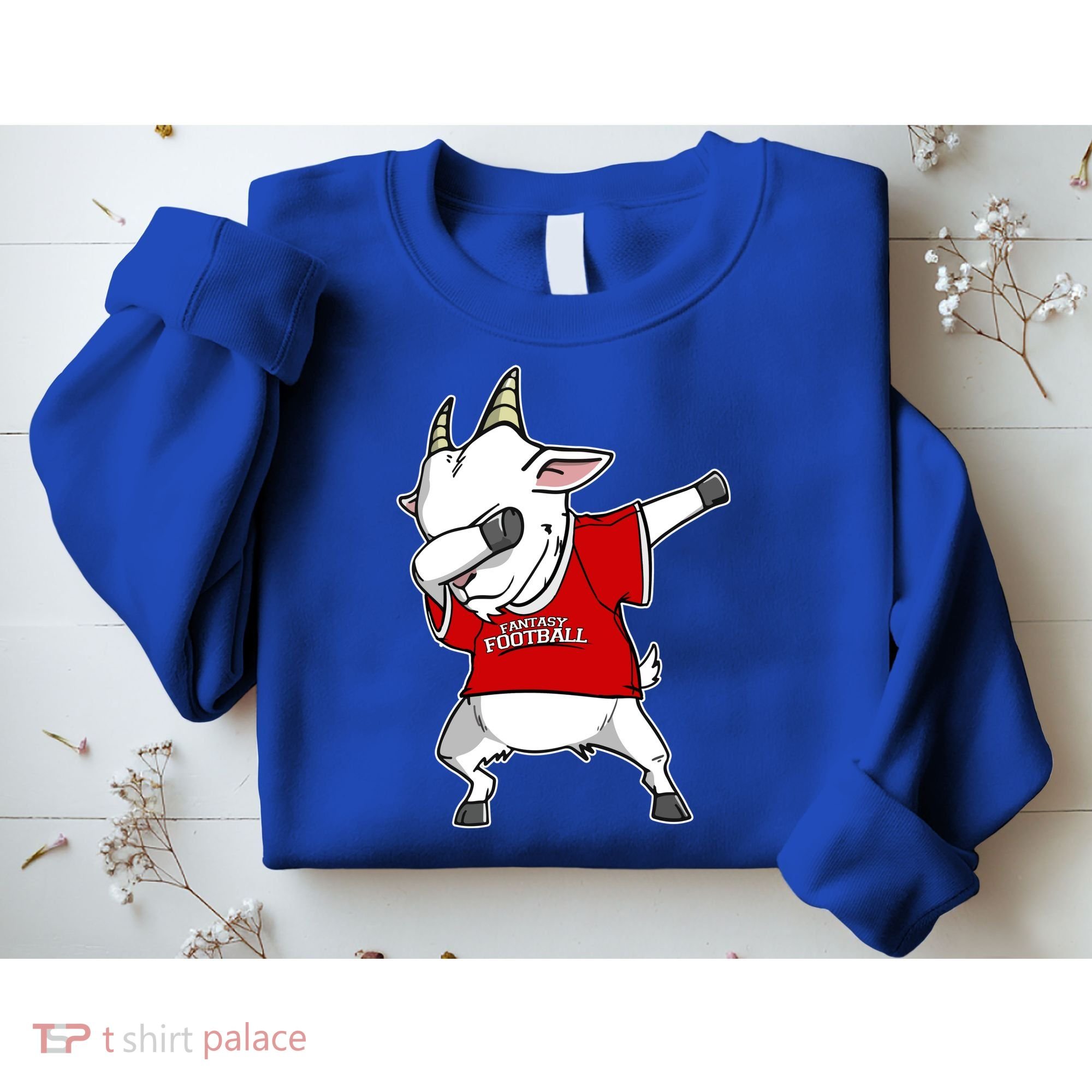 GOAT Dabbing Fantasy Football Champion Sweatshirt