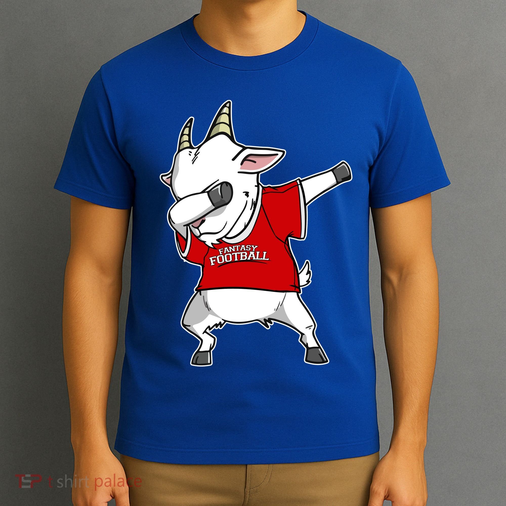 GOAT Dabbing Fantasy Football Champion T-Shirt