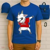 GOAT Dabbing Fantasy Football Champion T-Shirt thumb 6