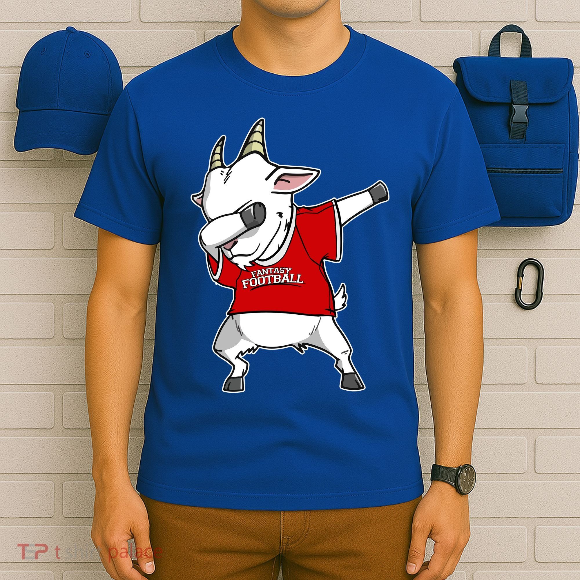 GOAT Dabbing Fantasy Football Champion T-Shirt