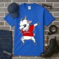 GOAT Dabbing Fantasy Football Champion Tall T-Shirt thumb 3