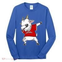 GOAT Dabbing Fantasy Football Champion Tall Long Sleeve Shirt thumb 0