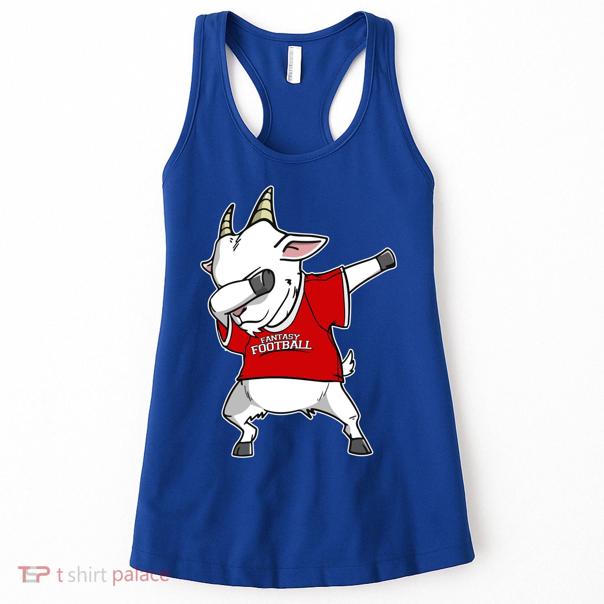 GOAT Dabbing Fantasy Football Champion Women's Tank Top