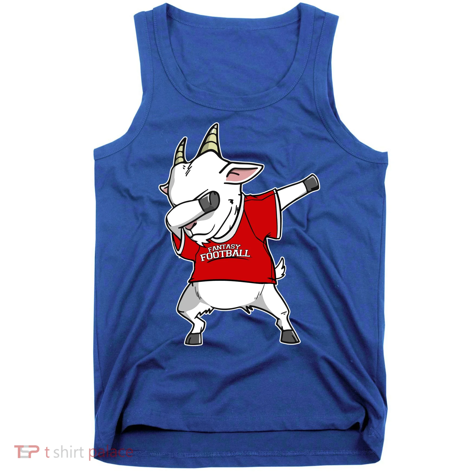 GOAT Dabbing Fantasy Football Champion Tank Top