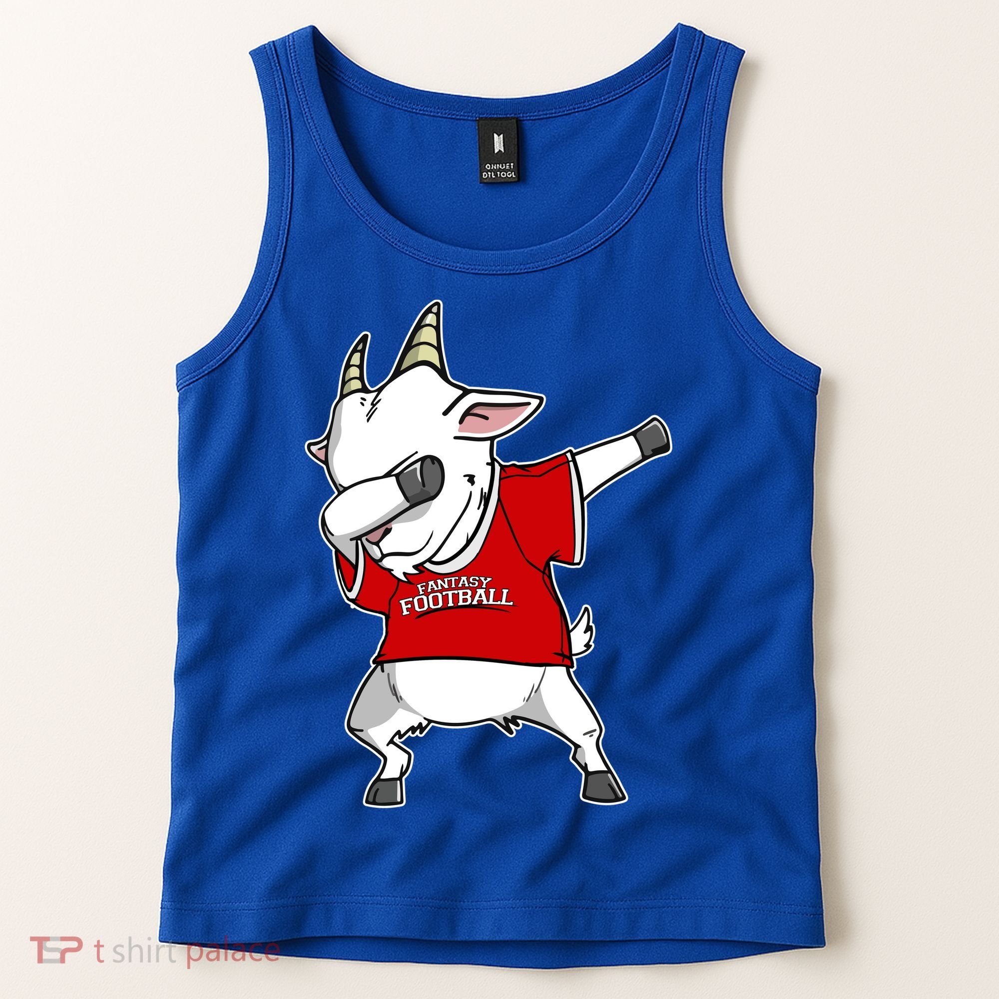 GOAT Dabbing Fantasy Football Champion Tank Top